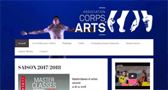 Desktop Screenshot of corpsetarts.org